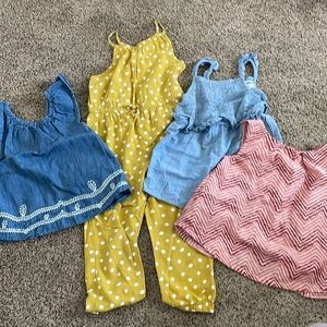Bundle jumpsuit and blouses